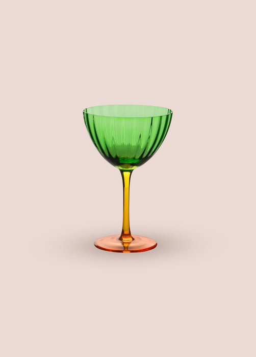 Hermia Tazón de Vidrio Verde 240 ml